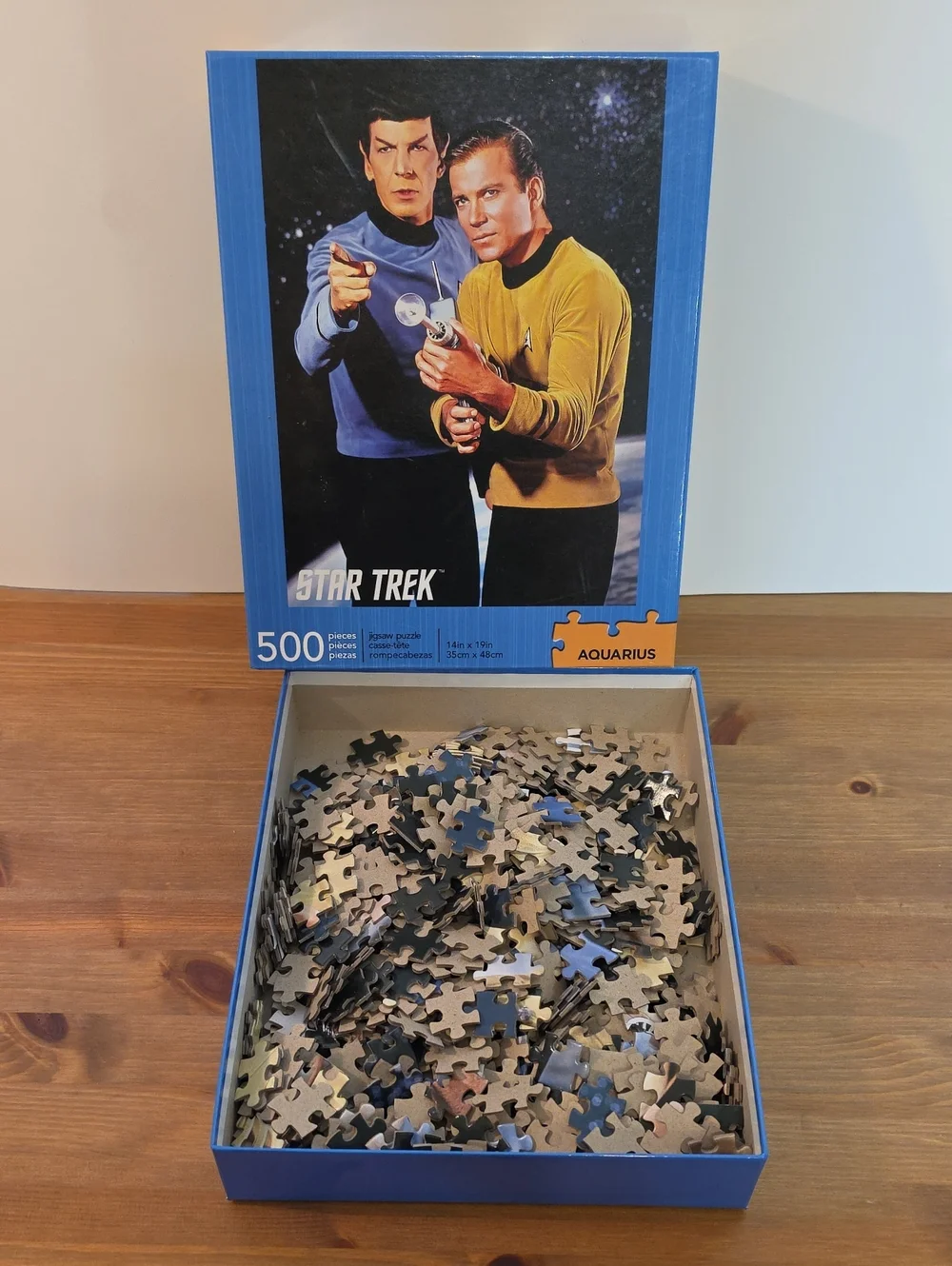 Star Trek 500-Piece Puzzle featuring Spock & Kirk
